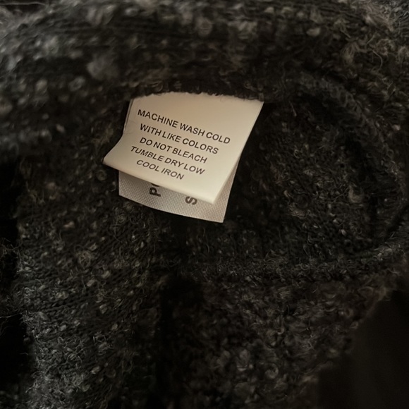 Carbon2Cobalt women’s hooded zip up sweater fuzzy Boucle brown - Picture 6 of 7